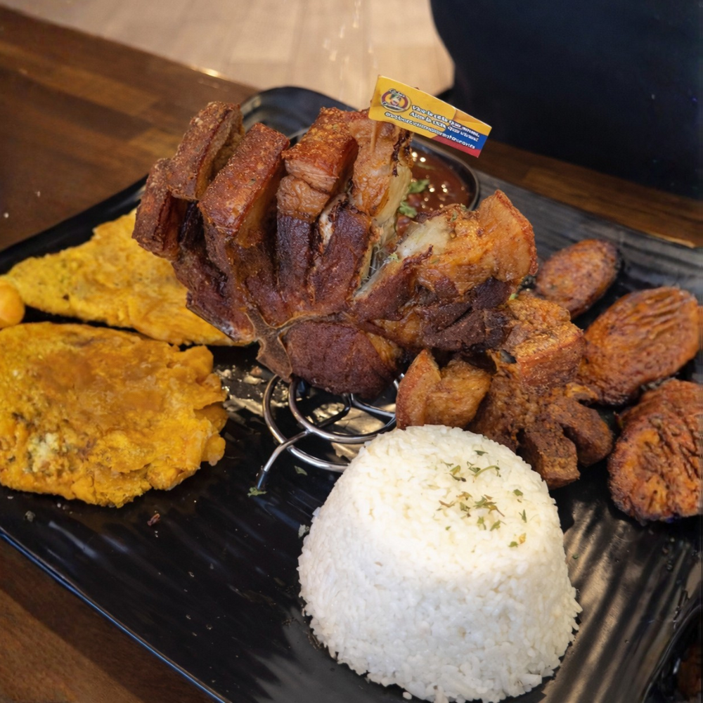 Colombian food at Sabor Colombia