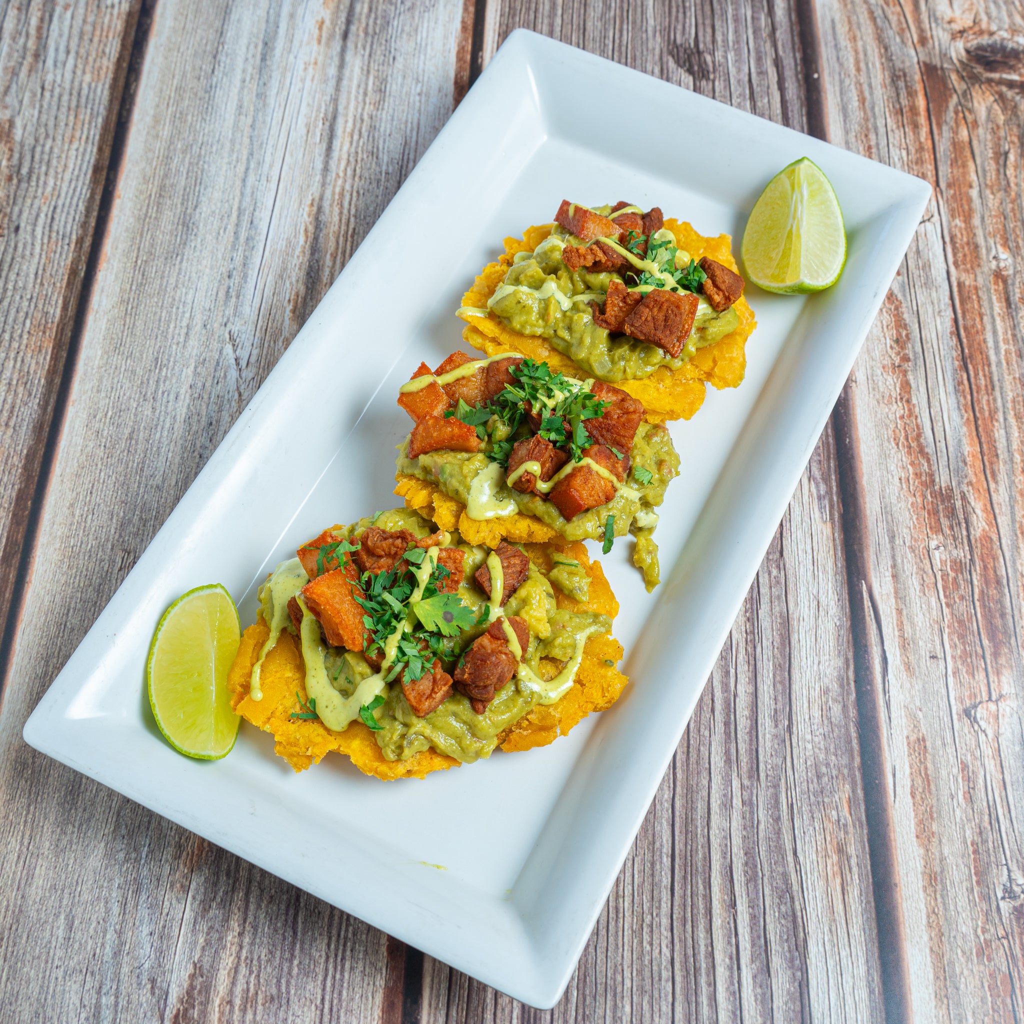 Colombian dish at Sabor Colombia